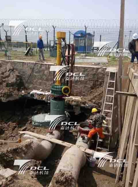 上海DN600航煤管线封堵改线两处